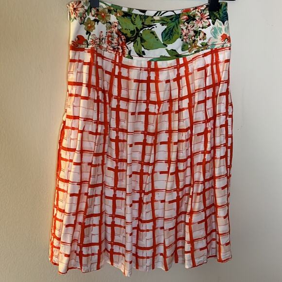 Anthropologie Mauve Country Basket Weave Skirt Size 2 - Picture 5 of 6